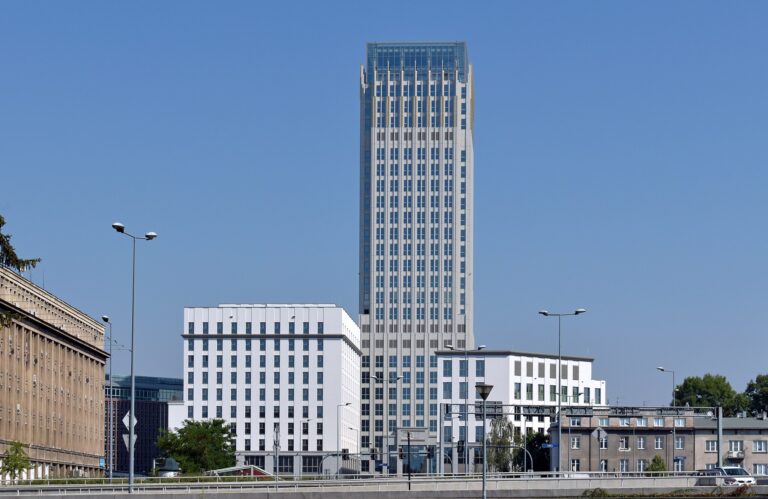 Access control in a high-rise office building Unity Tower / Unity Centre, Kraków