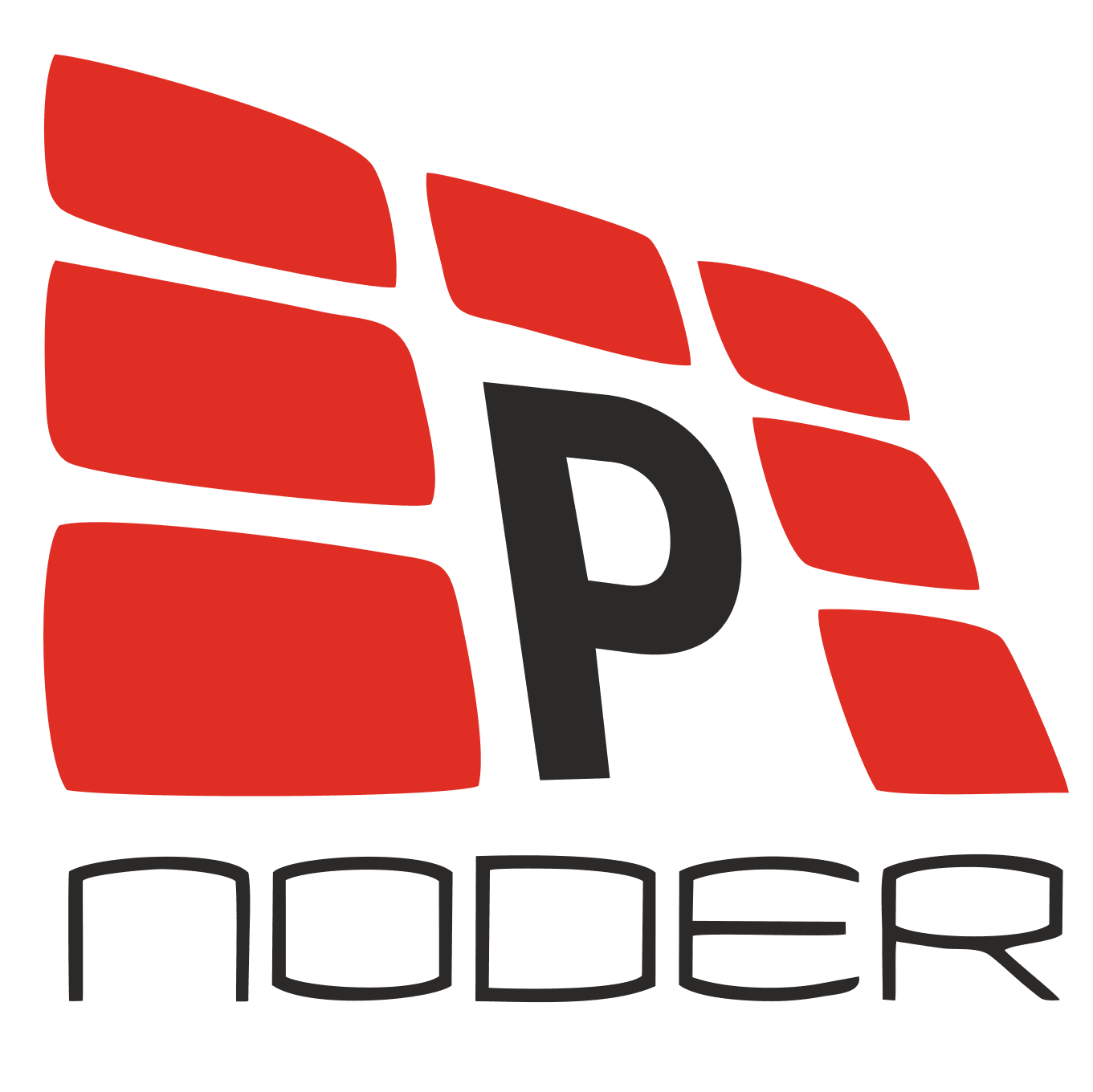 NODER Parking logo ciemne